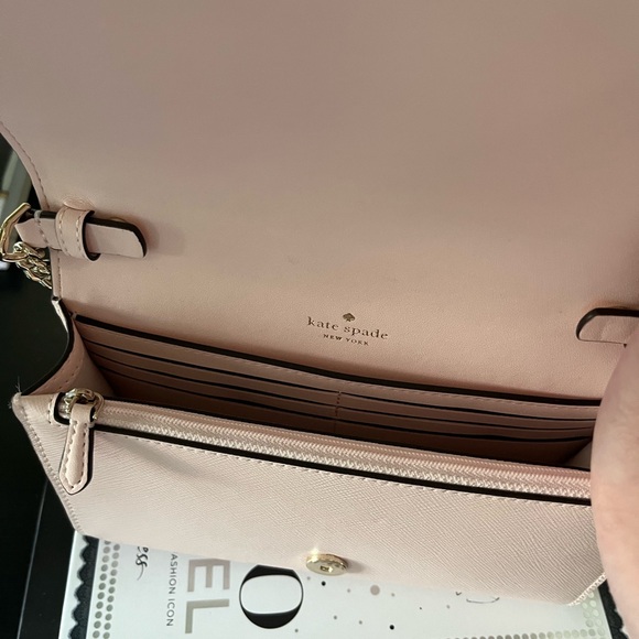 Kate Spade New York Staci Studded Hearts Flap Crossbody bag with card holder - Picture 5 of 14